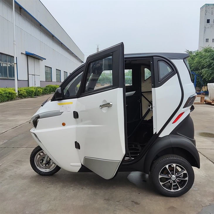 3000W 3-Wheeler Mini Scooter, Electric Motorcycle Tricycle With Closed Cabin