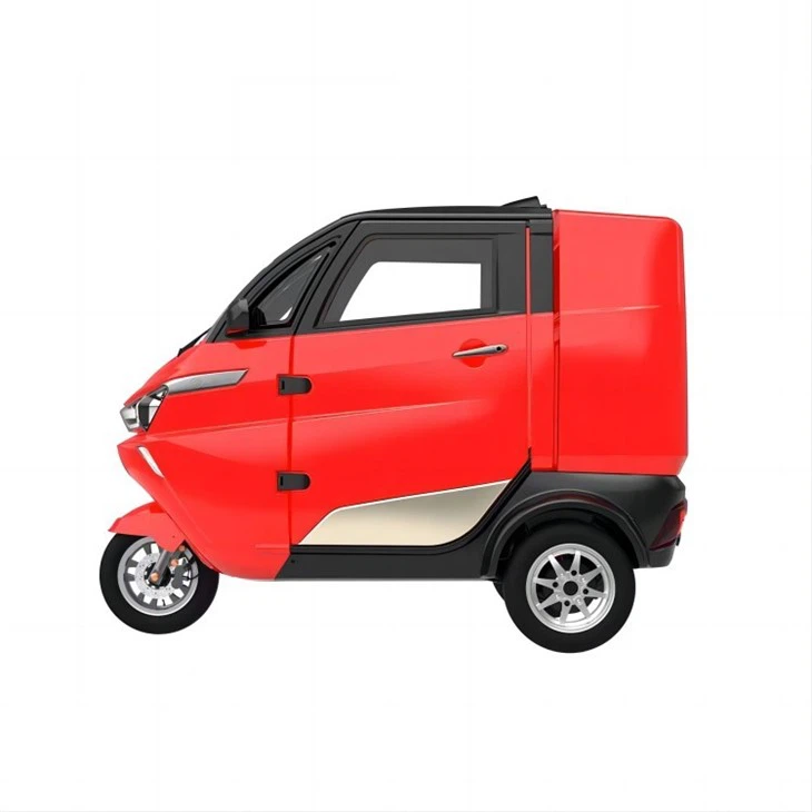 L5e Enclosed Cabin Type 3-wheel Pure Mini Takeaway Electric Car